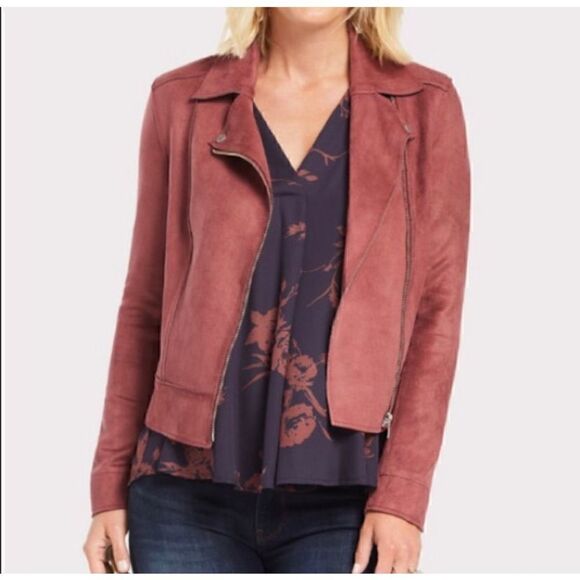 Evereve Level 99 Tabitha Sueded Moto Jacket - Picture 5 of 9